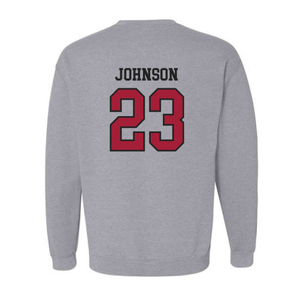 Arkansas - NCAA Softball : Reagan Johnson - Crewneck Sweatshirt Sports Shersey