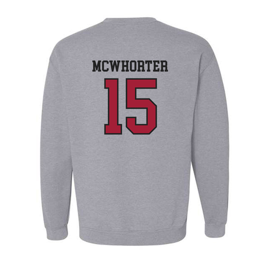 Arkansas - NCAA Softball : Lillie-Faye McWhorter - Sports Shersey Crewneck Sweatshirt-1