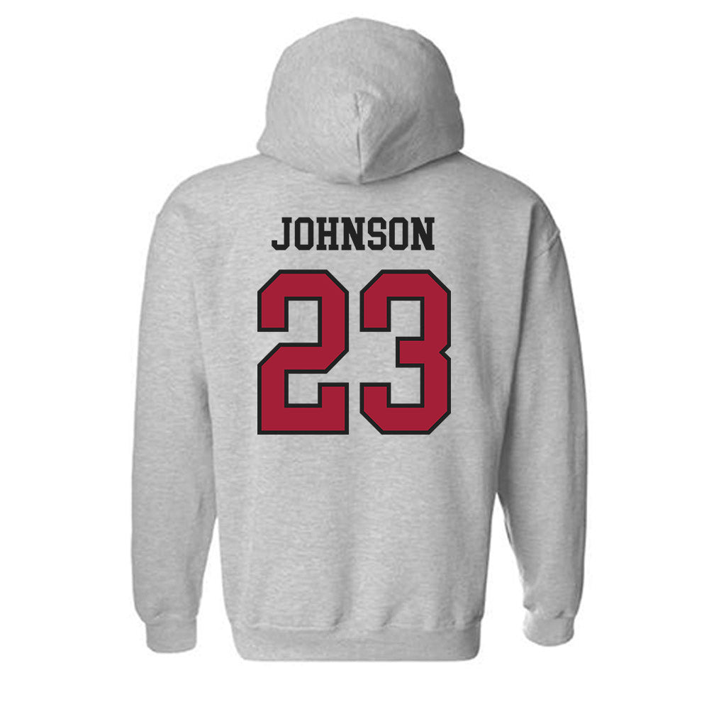 Arkansas - NCAA Softball : Reagan Johnson - Hooded Sweatshirt Sports Shersey