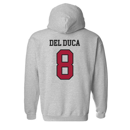 Arkansas - NCAA Softball : Kyler Del Duca - Sports Shersey Hooded Sweatshirt-1
