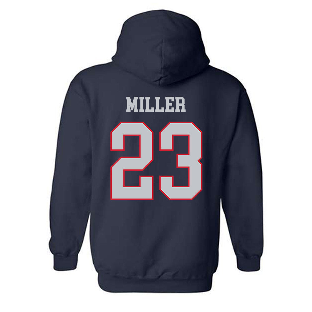 Gonzaga - NCAA Men's Basketball : Adam Miller - Sports Shersey Hooded Sweatshirt-1