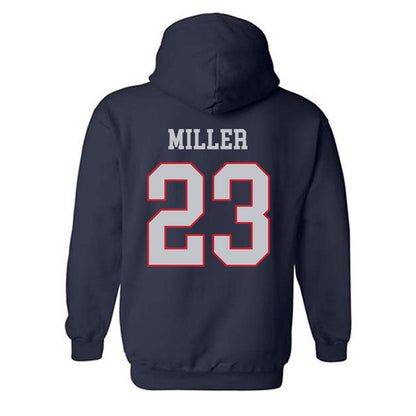 Gonzaga - NCAA Men's Basketball : Adam Miller - Sports Shersey Hooded Sweatshirt-1