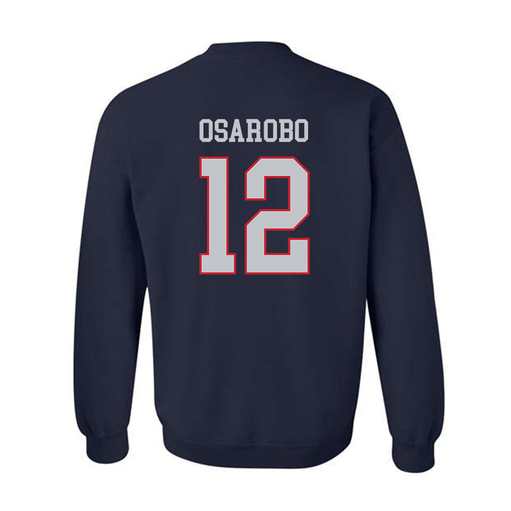 Gonzaga - NCAA Women's Basketball : Christabel Osarobo - Sports Shersey Crewneck Sweatshirt-1