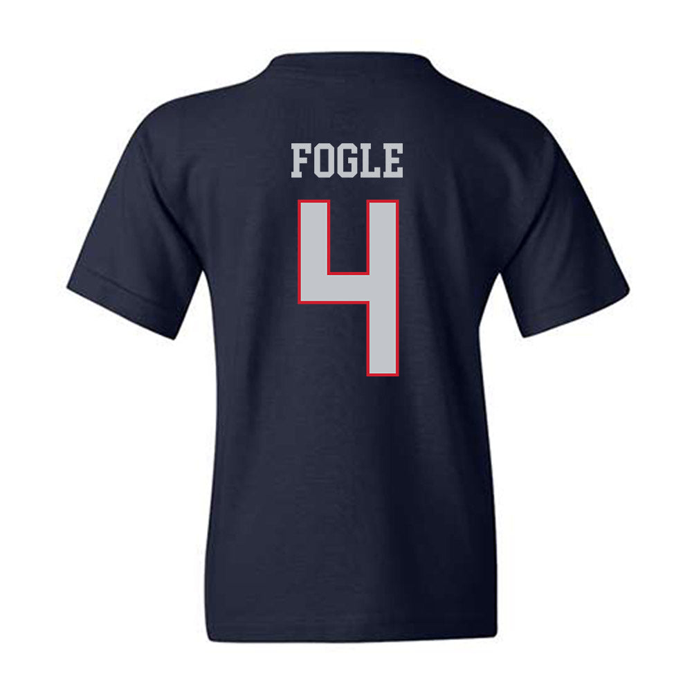 Gonzaga - NCAA Men's Basketball : Davis Fogle - Sports Shersey Youth T-Shirt-1