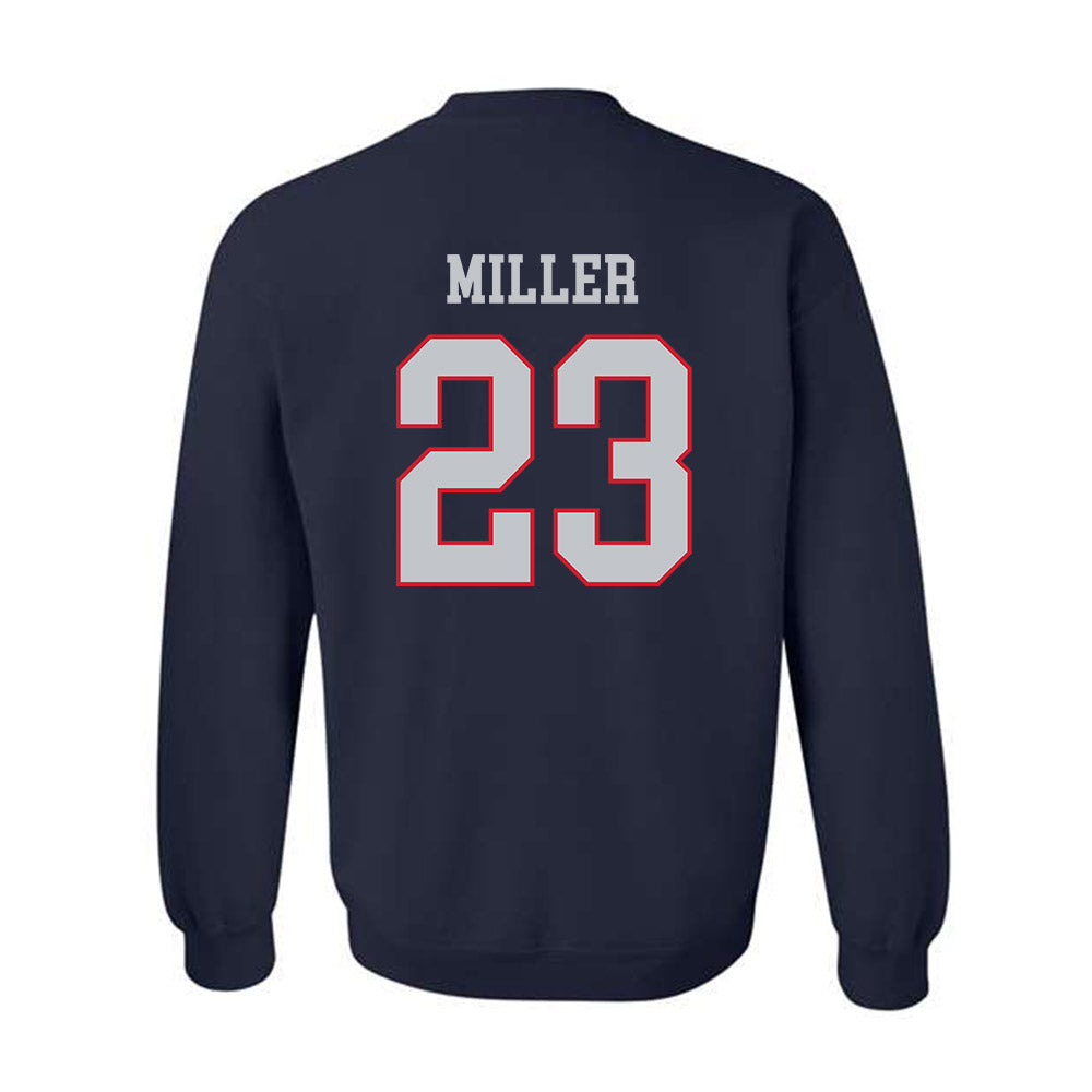 Gonzaga - NCAA Men's Basketball : Adam Miller - Sports Shersey Crewneck Sweatshirt-1