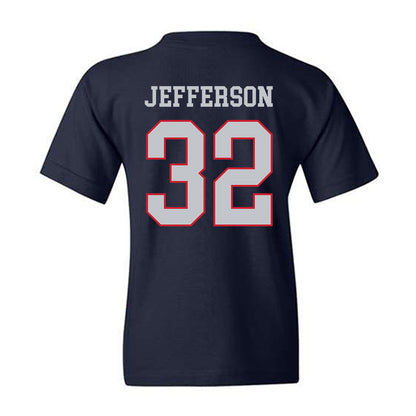 Gonzaga - NCAA Men's Basketball : Parker Jefferson - Sports Shersey Youth T-Shirt-1