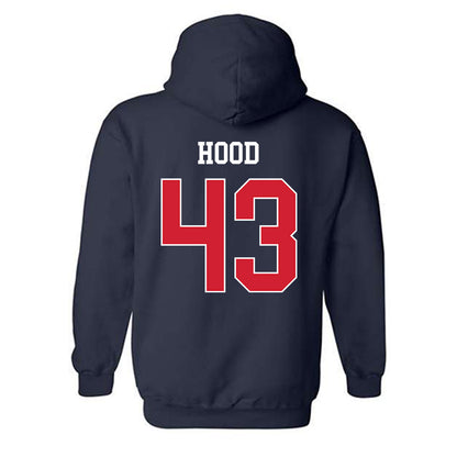 Gonzaga - NCAA Baseball : Landon Hood - Sports Shersey Hooded Sweatshirt-1