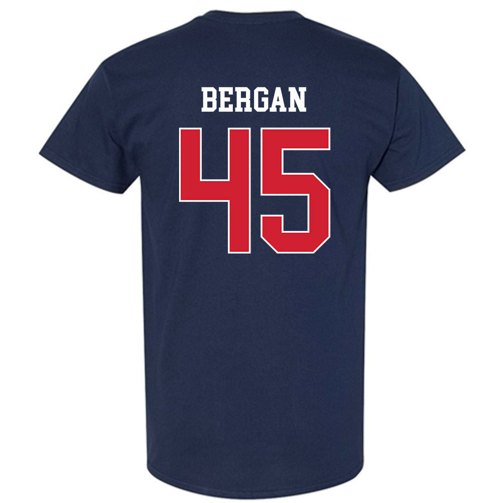 Gonzaga - NCAA Baseball : Ethan Bergan - Sports Shersey T-Shirt-1
