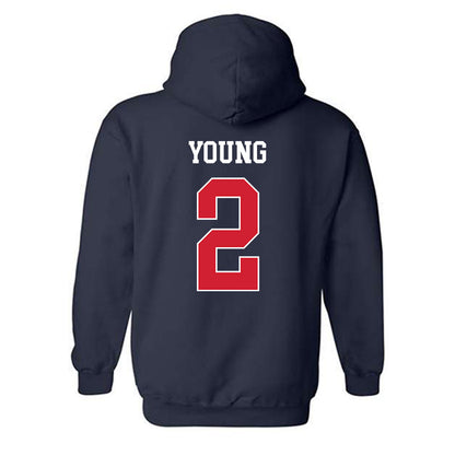 Gonzaga - NCAA Baseball : Ryder Young - Sports Shersey Hooded Sweatshirt-1