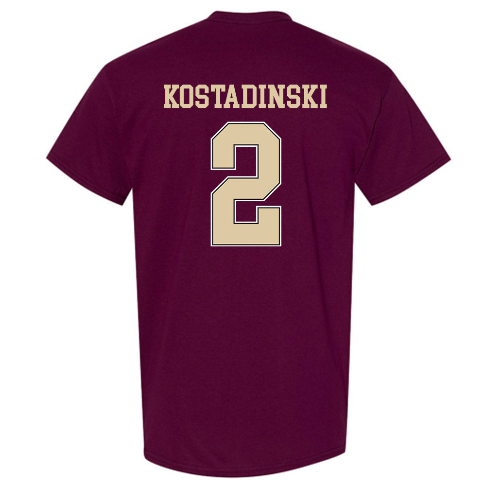 Boston College - NCAA Men's Ice Hockey : Kristian Kostadinski - Sports Shersey T-Shirt-1