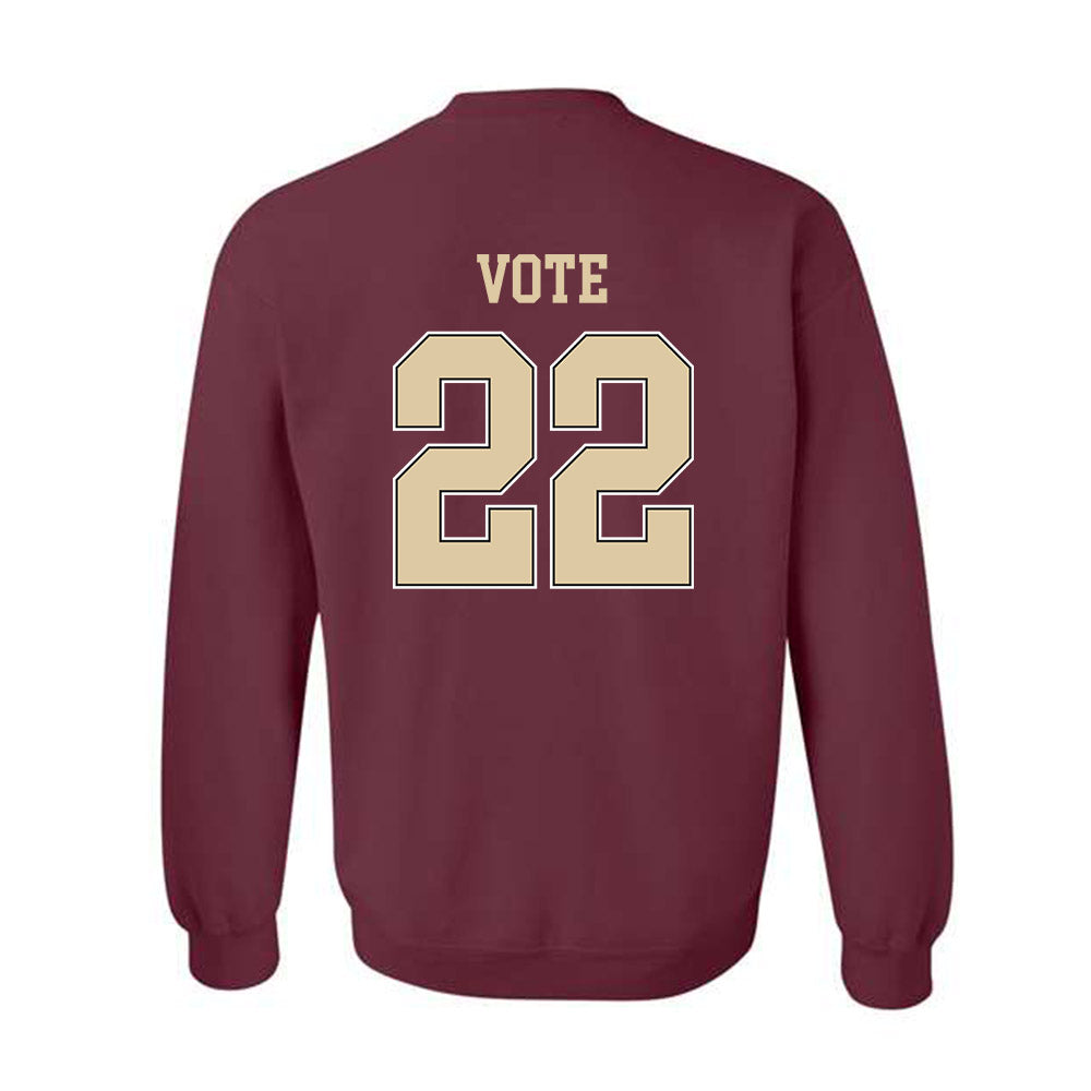 Boston College - NCAA Men's Ice Hockey : Will Vote - Sports Shersey Crewneck Sweatshirt