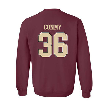 Boston College - NCAA Men's Ice Hockey : Ryan Conmy - Sports Shersey Crewneck Sweatshirt-1