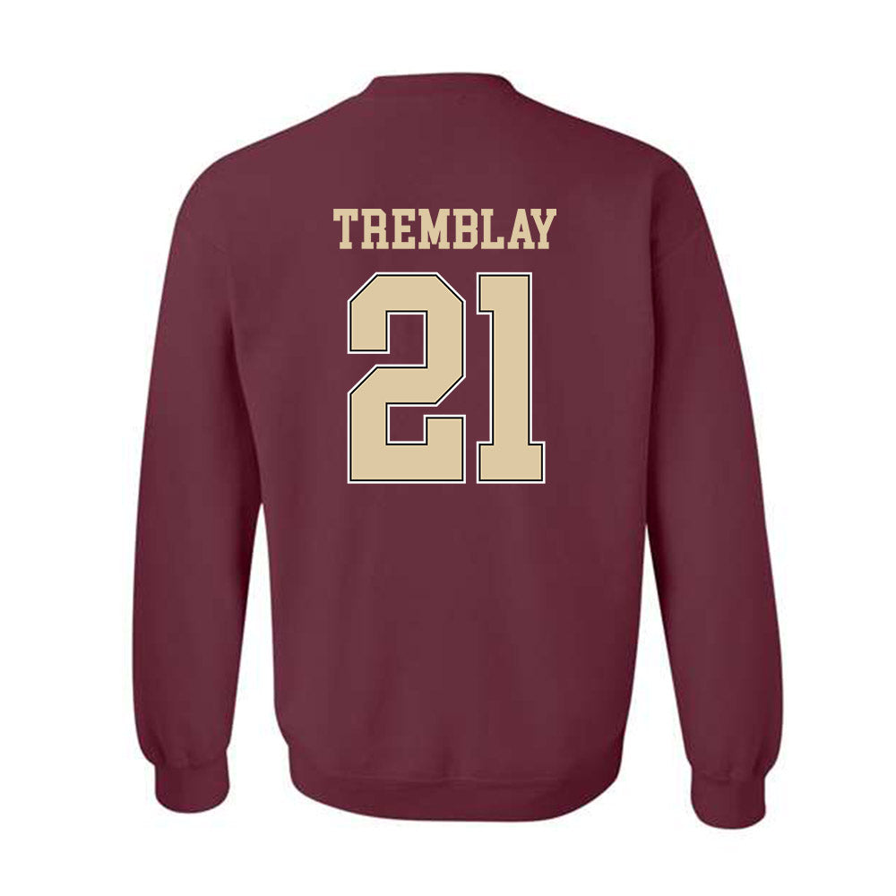 Boston College - NCAA Women's Ice Hockey : Maxim Tremblay - Sports Shersey Crewneck Sweatshirt-1