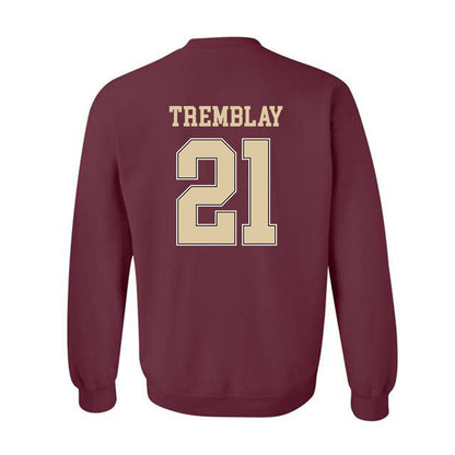 Boston College - NCAA Women's Ice Hockey : Maxim Tremblay - Sports Shersey Crewneck Sweatshirt-1