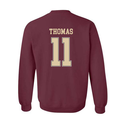Boston College - NCAA Women's Ice Hockey : Ava Thomas - Sports Shersey Crewneck Sweatshirt-1