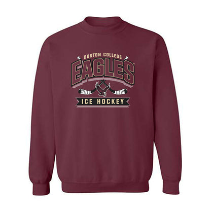 Boston College - NCAA Women's Ice Hockey : Sydney Semiga - Sports Shersey Crewneck Sweatshirt-0