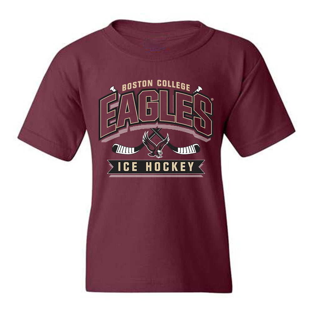 Boston College - NCAA Men's Ice Hockey : Aram Minnetian - Sports Shersey Youth T-Shirt