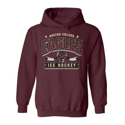 Boston College - NCAA Women's Ice Hockey : Maude Niemann - Sports Shersey Hooded Sweatshirt-0