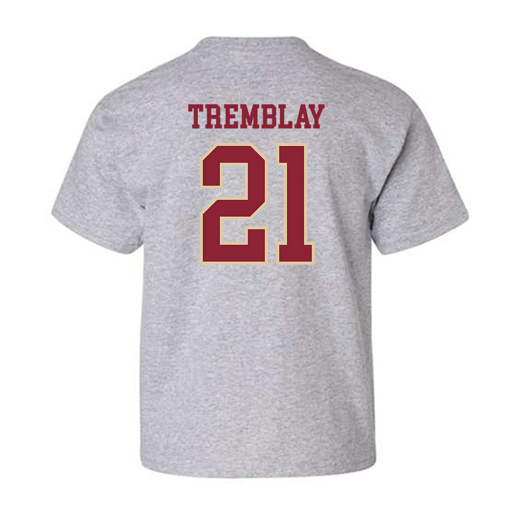 Boston College - NCAA Women's Ice Hockey : Maxim Tremblay - Sports Shersey Youth T-Shirt-1