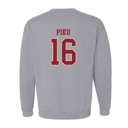 Boston College - NCAA Women's Ice Hockey : Tricia Piku - Sports Shersey Crewneck Sweatshirt-1