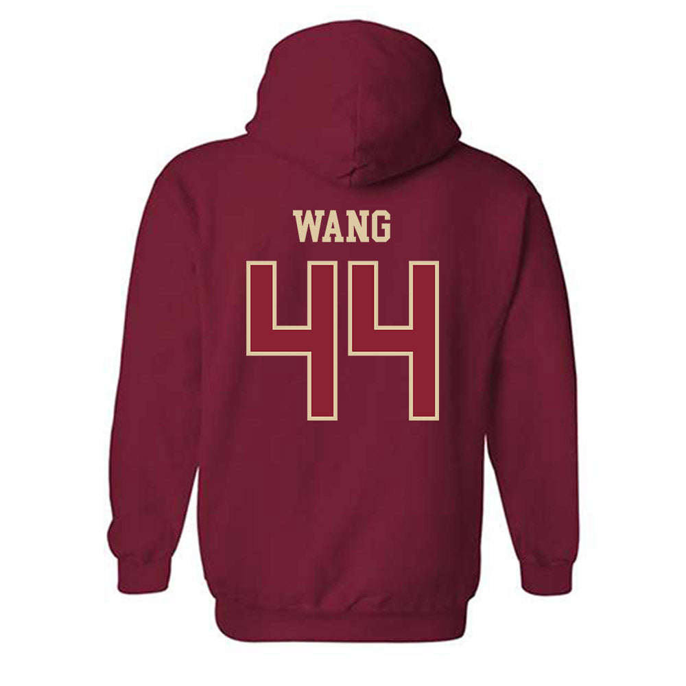 Boston College - NCAA Baseball : Nick Wang - Hooded Sweatshirt Sports Shersey-1