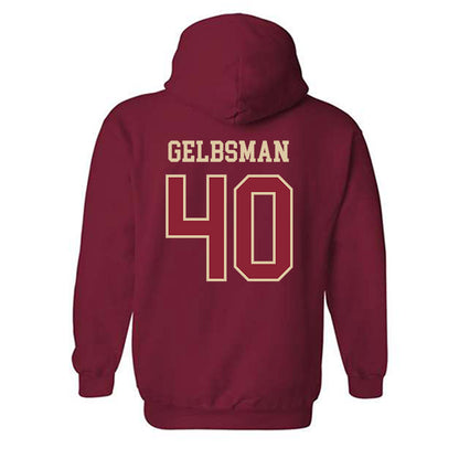 Boston College - NCAA Baseball : Aidan Gelbsman - Hooded Sweatshirt Sports Shersey-1
