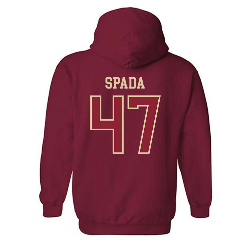 Boston College - NCAA Baseball : Matthew Spada - Hooded Sweatshirt Sports Shersey-1
