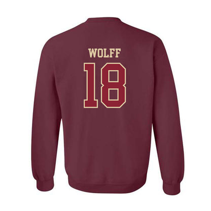 Boston College - NCAA Baseball : Kyle Wolff -  Crewneck Sweatshirt