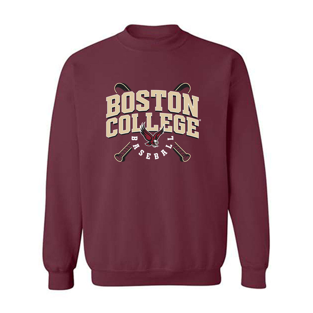 Boston College - NCAA Baseball : Luke D'Ancona - Crewneck Sweatshirt-0