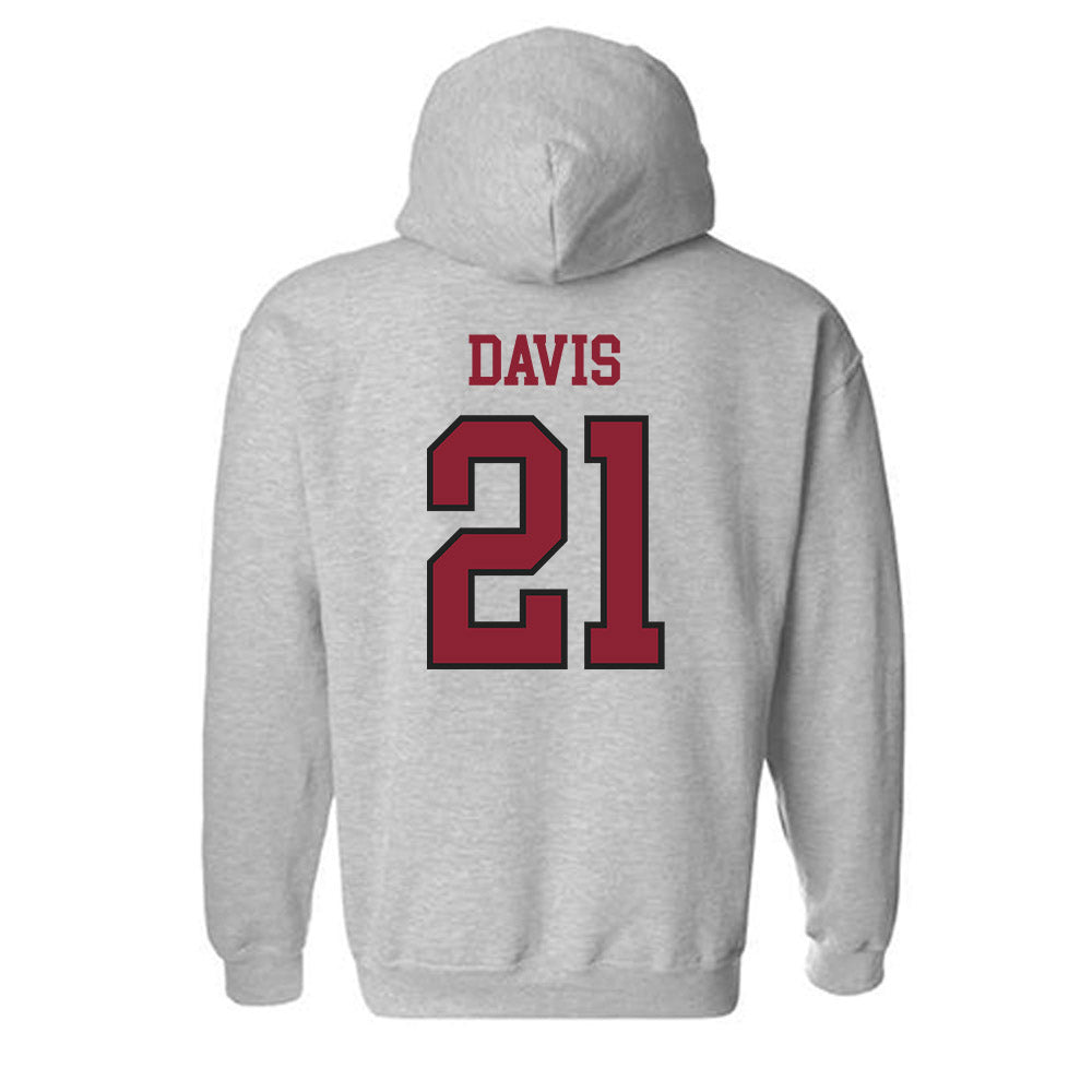 Boston College - NCAA Baseball : Champ Davis - Sports Shersey Hooded Sweatshirt-1