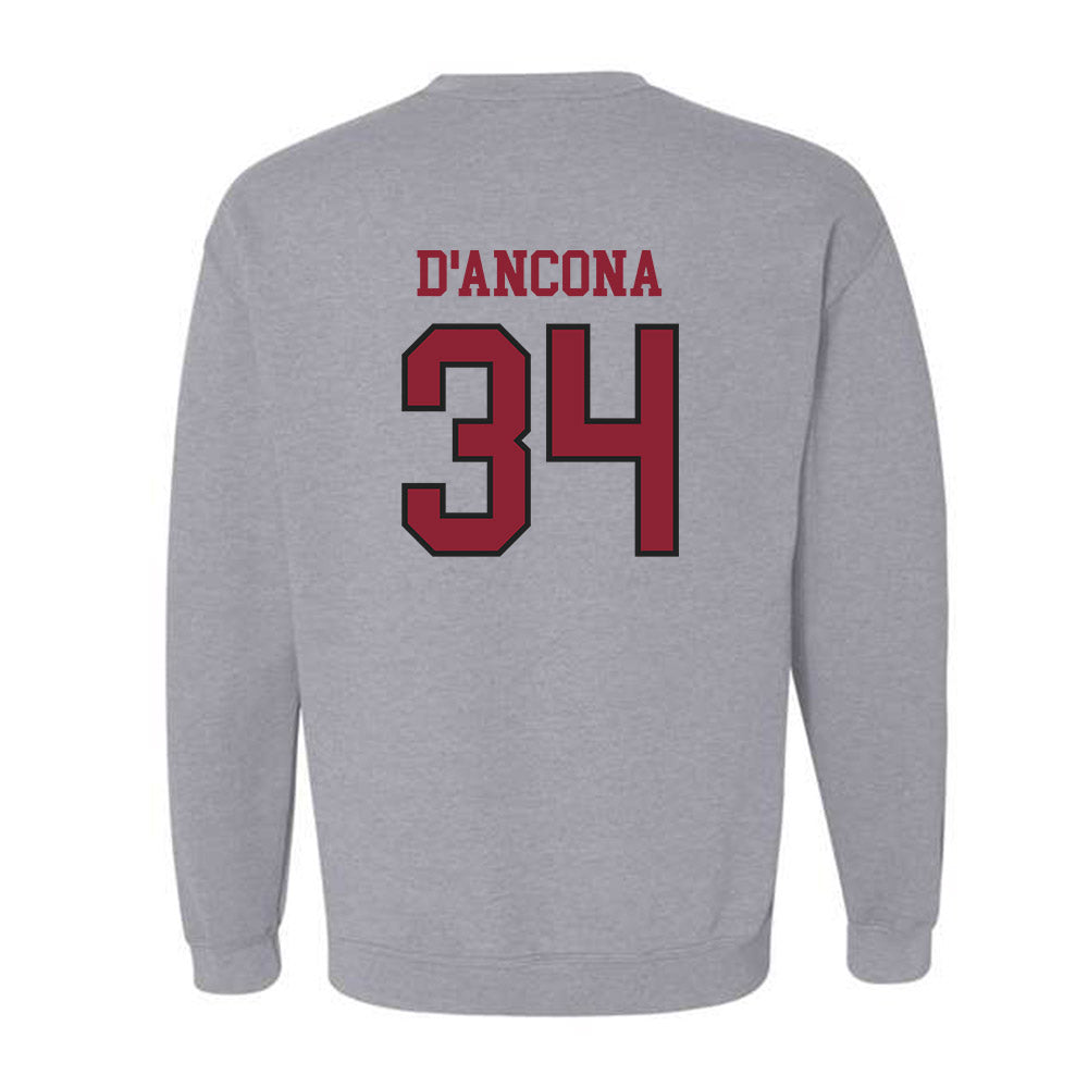Boston College - NCAA Baseball : Luke D'Ancona - Crewneck Sweatshirt-1