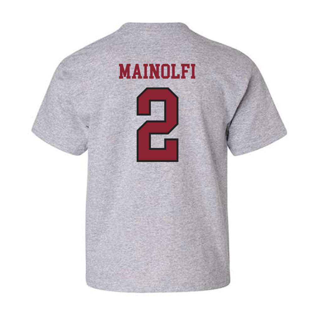 Boston College - NCAA Baseball : Ty Mainolfi - Youth T-Shirt-1