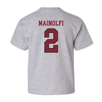 Boston College - NCAA Baseball : Ty Mainolfi - Youth T-Shirt-1