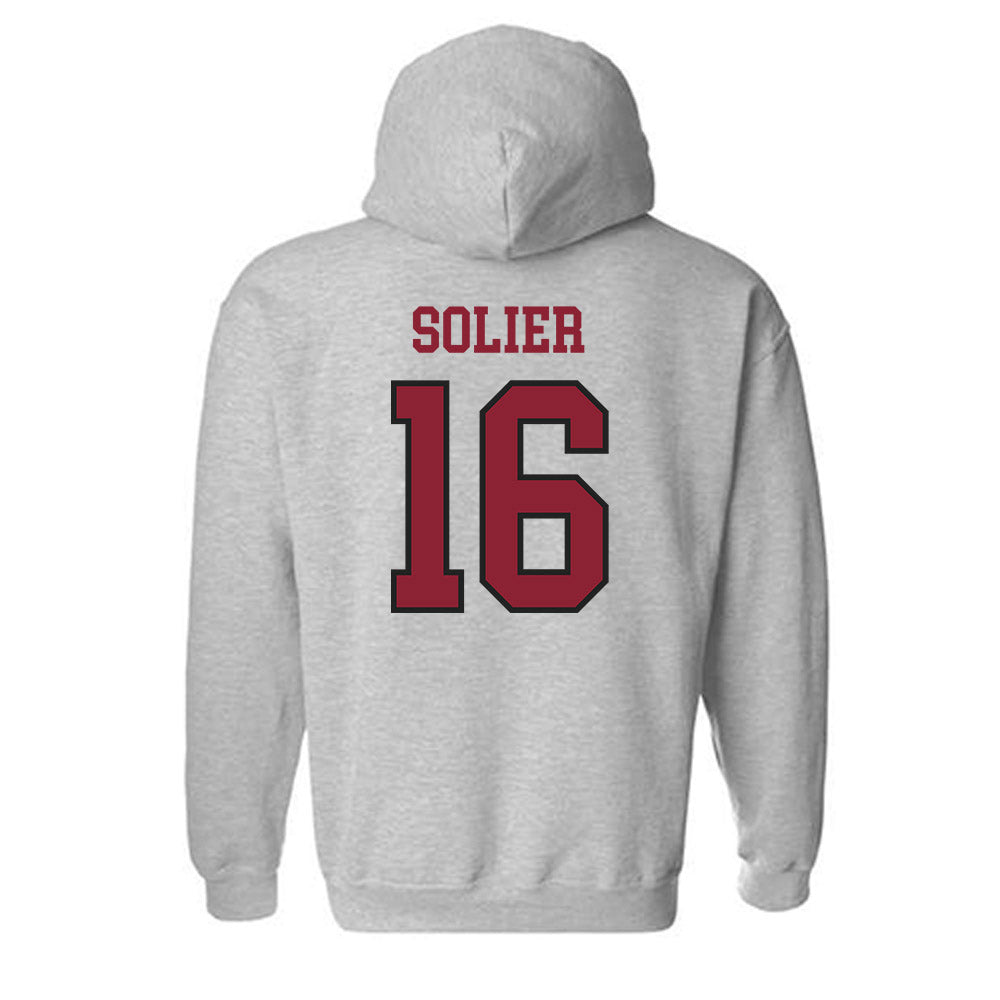 Boston College - NCAA Baseball : Julio Solier - Hooded Sweatshirt-1