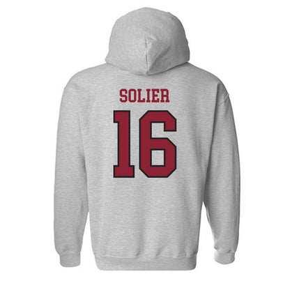 Boston College - NCAA Baseball : Julio Solier - Hooded Sweatshirt-1