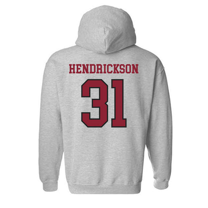 Boston College - NCAA Baseball : Carter Hendrickson - Hooded Sweatshirt-1