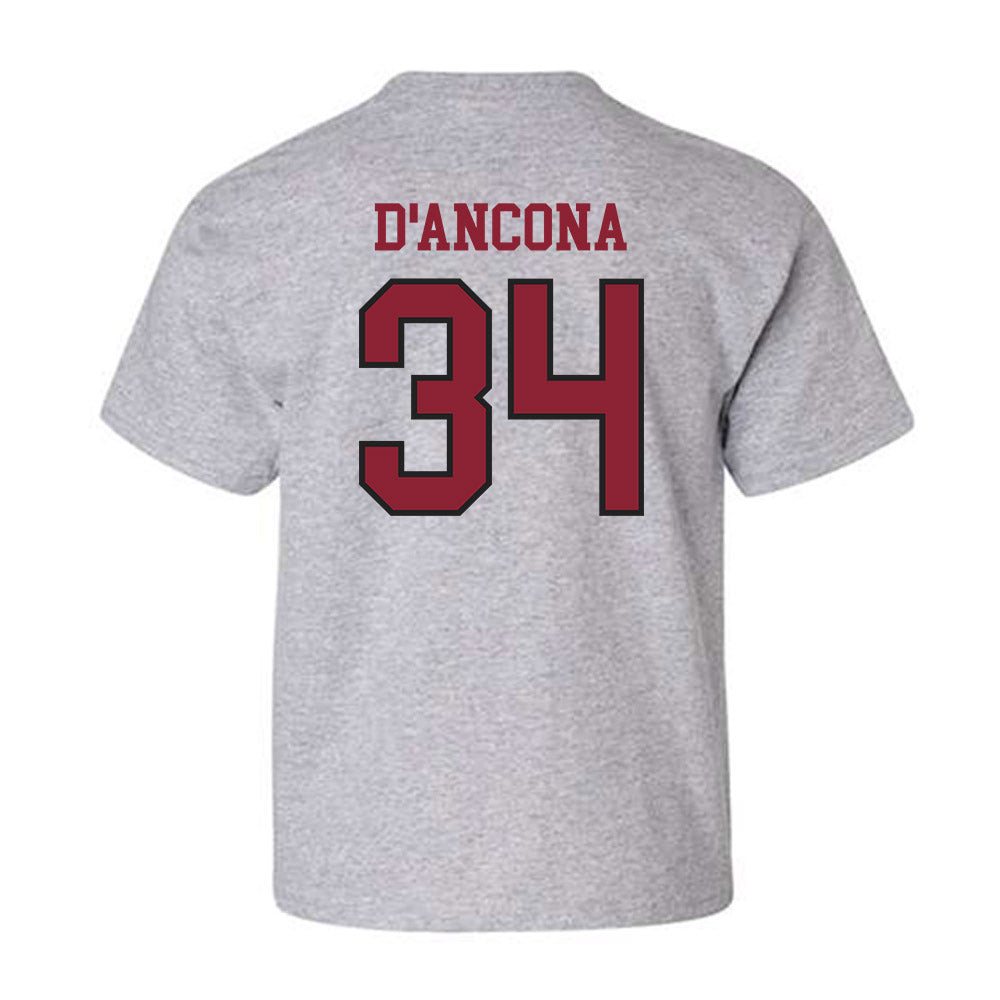 Boston College - NCAA Baseball : Luke D'Ancona - Youth T-Shirt-1