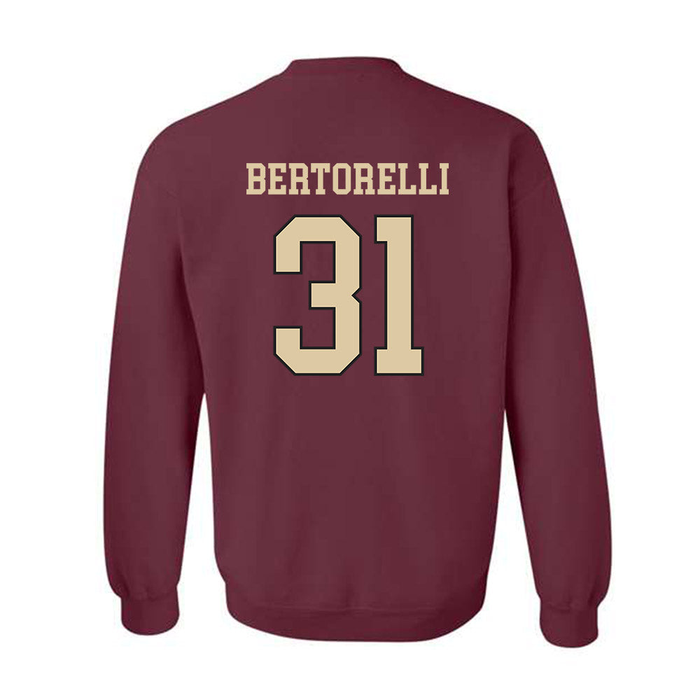 Boston College - NCAA Softball : Sophia Bertorelli - Sports Shersey Crewneck Sweatshirt-1