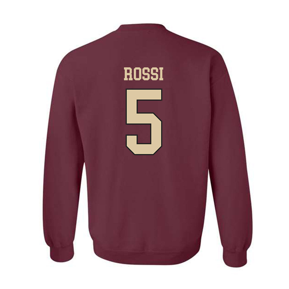 Boston College - NCAA Softball : Alyx Rossi - Sports Shersey Crewneck Sweatshirt-1