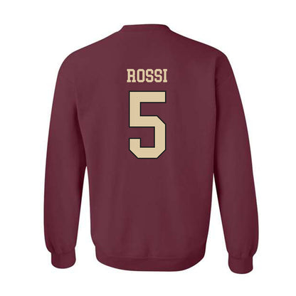 Boston College - NCAA Softball : Alyx Rossi - Sports Shersey Crewneck Sweatshirt-1