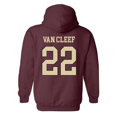 Boston College - NCAA Softball : Emily Van Cleef - Sports Shersey Hooded Sweatshirt-1