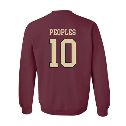 Boston College - NCAA Softball : Libby Peoples - Sports Shersey Crewneck Sweatshirt-1