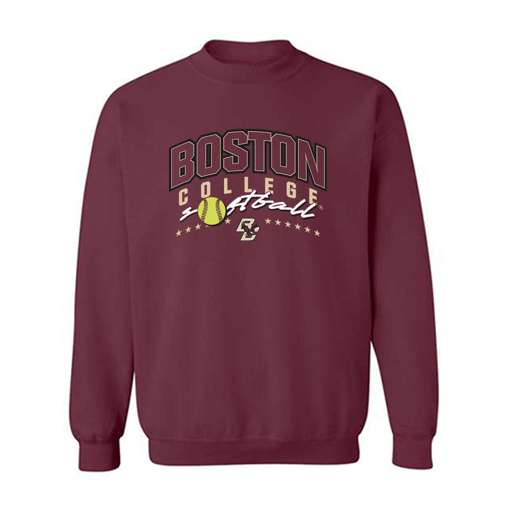 Boston College - NCAA Softball : Emily Van Cleef - Sports Shersey Crewneck Sweatshirt-0