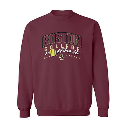 Boston College - NCAA Softball : Emily Van Cleef - Sports Shersey Crewneck Sweatshirt-0