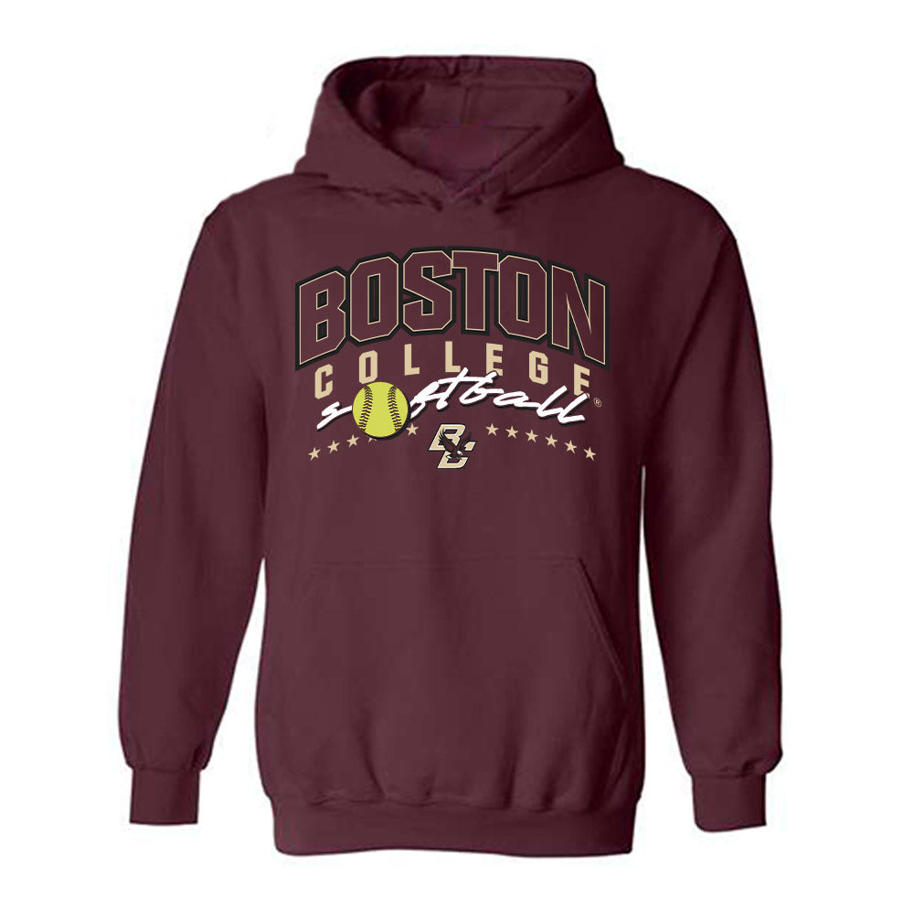 Boston College - NCAA Softball : Abby Ptak - Sports Shersey Hooded Sweatshirt-0