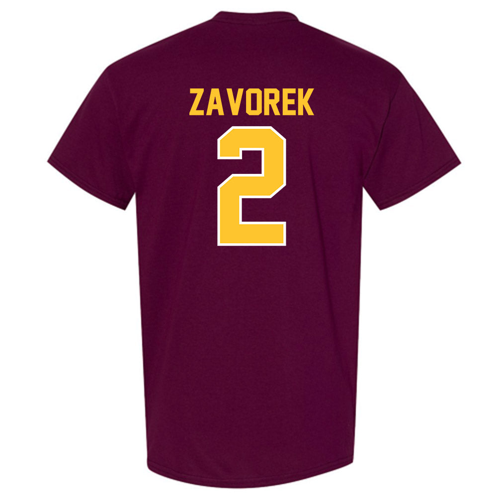 Arizona State - NCAA Baseball : Beckett Zavorek - Sports Shersey T-Shirt-1