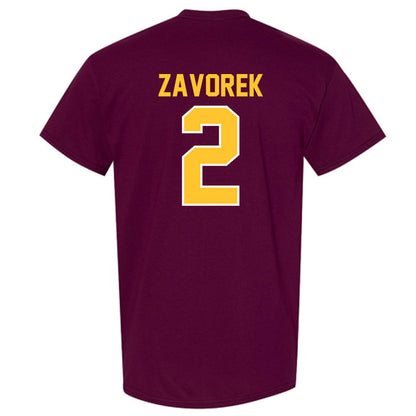 Arizona State - NCAA Baseball : Beckett Zavorek - Sports Shersey T-Shirt-1