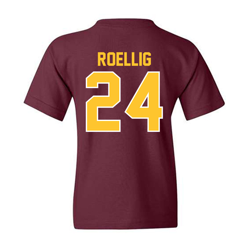 Arizona State - NCAA Baseball : Austen Roellig - Sports Shersey Youth T-Shirt-1