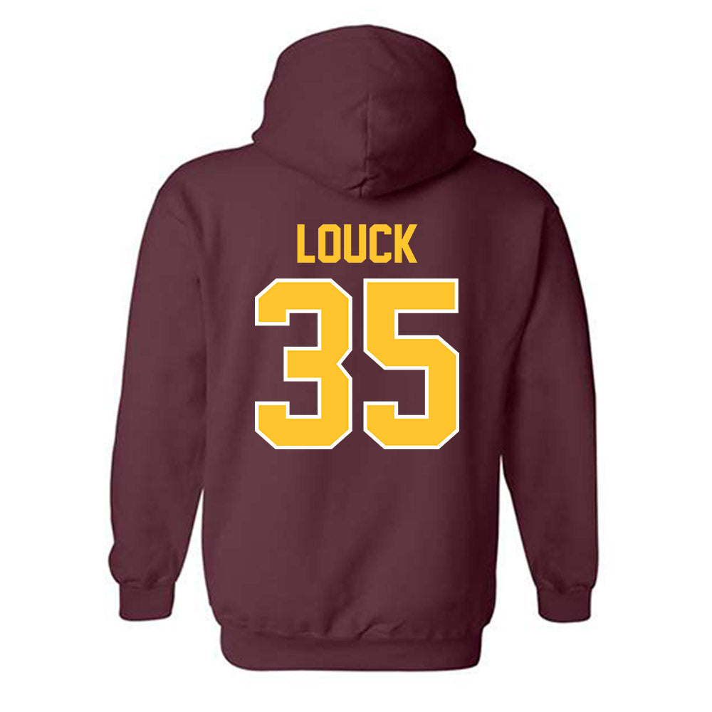 Arizona State - NCAA Baseball : Brady Louck - Sports Shersey Hooded Sweatshirt-1