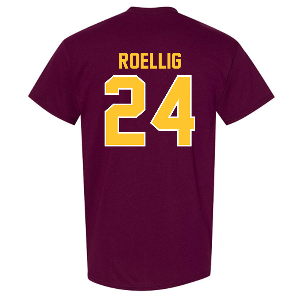 Arizona State - NCAA Baseball : Austen Roellig - Sports Shersey T-Shirt-1